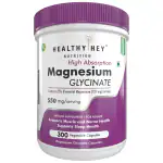 HealthyHey Nutrition High Absorption Magnesium Glycinate, - 300 Capsules