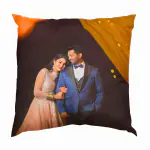 Gyffo Personalized Gift Pillow With customize photo (Size 18 Inch X 18 Inch)