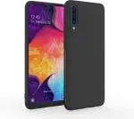 Mcase Black Plastic, Silicon Back Cover For Samsung Galaxy A50s, Samsung Galaxy A50, Samsung Galaxy A30s (Model - Grip Back Case - 21548)