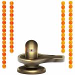 Wallzone Multicolor Pvc, Vinyl Lord Shivan Medium Wallsticker, 50 X 60 Cm