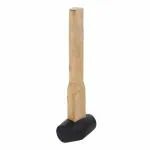 Lovely 3 Inch Diameter Rubber Mallet Hammer With Wooden Handle For Soft Impact