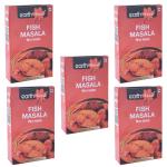 Earth Seed Healthy Delicious and Flavourful Fish Masala Powder for Cooking, 100 gm - Pack Of 5