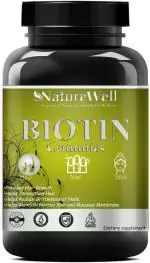 Naturewell Hair And Skin Vitamin Gummies - With Biotin, Folic Acid, 30 Gummies