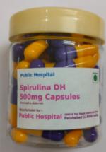 Spirulina DH Herbal Supplement Capsules 60 Caps Jar - DoctorKC Herbal