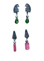 Mayilirahu Handicrafts Handmade Stylish Attractive Earrings Pack of 4