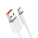 6A Quick-charge Type C Cable 1m Compatible For Mi 33W, 67W Fast Charging (Only Cable)