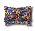 KS Pillows 100% Pure Organic ILAVAM PANJU Pillow Floral Printed Soft Pillows For Home (Pack Of - 2)