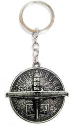 Blue Aura Kd Collections Grey Metal Kd-425 Pubg Player Unknowns Battlegrounds Fighter Plane Spinning Rotating Keychain