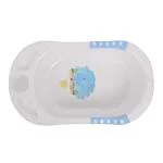 My NewBorn Baby Bath tub with drain plug, Ergonomic and spacious (Blue)