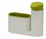 JASIFS Plastic Sink Tidy Set Kitchen Bathroom Sink Sponge Storage Organizer Shelf