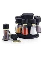 Gajdant Plastic Multipurpose Miracle Revolving Spice Container Set Pack Of 8