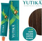 Yutika Professional Creme Hair Color , Dark Golden Copper Blonde 6.34