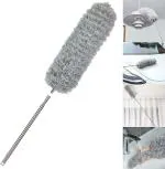 Aider Multicolor Microfiber Feather Duster for Cleaning with Telescopic Extension Pole Long Up to 100 inch