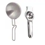 Urban Buy Aluminium Tadka Pan With Stainless Steel Lemon Squeezer and Multicolour, Pack of 2
