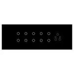 ALISAN SMART HOMES WIFI SMART TOUCH 10 SWITCH 1 SOCKET WITH BUILT IN IR BLASTER WORKS WITH ALEXA, GOOGLE, SIRI