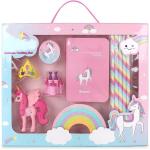 ANSTONIA Kids Unicorn Stationery Gift Set, Party Supplies for Girls, Birthday and School, Assorted Unicorn Themed Items