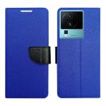 A D Enterprises Blue MRC Flip Cover for IQOO Neo 7 Pro 5G | Magnetic Case | Shock Absorbent | Flip Cover IQOO Neo 7 Pro 5G