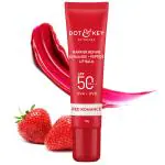 Dot & Key Ceramide & Peptide Barrier Repair Lip Balm SPF 50, PA+++ | Red Romance | UVA/UVB Lip Protection | Soft Tinted Lip Moisturizer | Boosts Collagen & Instantly Plumps Lip | Lip Balm for Women | 10gm