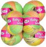 M.G Enterprise Wool Yarn, Fashionist Apple Green 150 Grams.