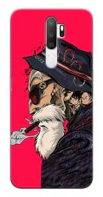 MobiEra Oppo A5 2020 Macho Man Design Plastic Hard Case Cover