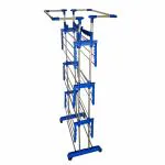 SUNDEX Blue Steel Floor Cloth Dryer Stand India