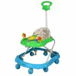 Sunbaby Green/Blue Hot Racer Musical Baby Walker (6 - 24 Months)