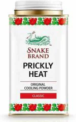 snake Brand Prickly Heat Classic Cooling Powder Red - 140 gm  (140 g)SBS