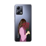 Emble Designer Clear Tranperant Silicone Case For Redmi Note 12 5G -Design A25 ( TPU | Soft , Redmi Note 12 5G | Multicolor )