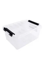 Lock & Lock Rectangle Plastic Inplus Easy Clip Storage Box Container 15 L