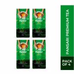Pansari Chai Premium - 1KG | Strong Aroma, Finest Leaves - Pack of 250g x 4