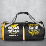 Vector X No Pain Gym Duffel 22L Sports Bag for Men and Women Polyester | Large Compartment | Front Utility Pocket | Durable Base | Adjustable Shoulder Strap