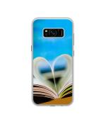 Casotec Love Book Design Printed Silicon Soft TPU Back Case Cover for Samsung Galaxy S8