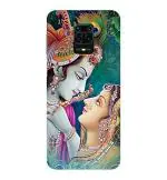 Bhaicover redmi Note 9 Pro, 9 Pro Max, Poco M2 Pro Rubber Lord Radha Krishna Printed Back Cover Case