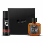 Beardo Whisky Smoke EDP Perfume 100ml + Whisky Smoke Perfume Deo Spray 120ml Gift Box