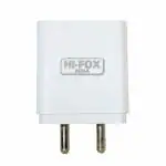 Hi-Fox India Super Fast Charger Adapter Compatible All Android Mobile Models |USB Type-C Phone or Tablet Charging Cable Quick Charge USB Power Up to 25 Watt (White)