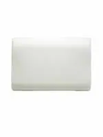 BIANCA white Citron Contour Shape -Memory Foam Pillow-1pc 16 X 24 solid(33 x 58 cm)