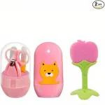 KELSON Tooth Gum Pain Relief & Baby Nail Clipper Safety Cutter Toddler Infant Scissor Kit-2pc