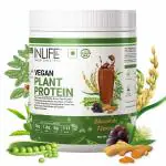 Inlife Vegan Plant Based Protein Powder 24g Protein Men Women (500g, Chocolate) Plant-Based Protein