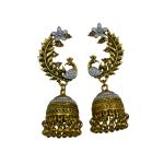 Priyansh Enterprise Handmade Gold D4 Brass Traditional Earrings For Parties, Festivals For Women