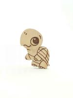 Decor Kafe Paintable Turtus Wooden Laser Cut Decoration DIY Products (Pack of 25)