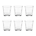 Treo By Milton Atlas Cool Glass Tumbler, Set of 6, 170 ml, Transparent