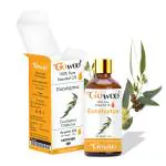 GO WOO Pack of 2 Tea Tree Oil and Eucalyptus Oil For Hair Growth and Skin care