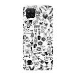 Mudshi Designer Skin Sticker Compatible for Samsung Galaxy F12 (Perfect fit and specially designed) (Product Code : NDE-14581)