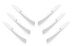 Shapes Silver Knife (Pack Of 6)