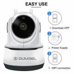 DUMBEL RoboX CareCam Pro 360 degree Pan Tilt Home Office WiFi Camera