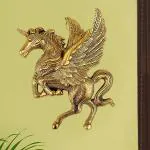 Ascension Multicolor Metal lying Angel Horse Wall Hanging ,MT0035