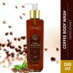 Omeo Coffee Body Wash ,Shower Gel Enriched with Coffee Extract For Men & Women 200ml