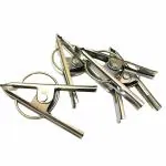 Winggi Silver Mini Ring Stainless Steel Multipurpose Cloth Clip (Pack of 52)