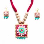 Shilpogram Terracotta Jewellery Set Tr57 For Women