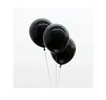 Festiko Black Latex Balloons 100Pcs 12 Inch Thick 2.8 G Birthday Ballons Decorations Wedding Ballons Party